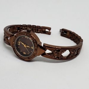 CHOCOLATE BROWN WOMEN'S ALLUDE BRACELET WATCH